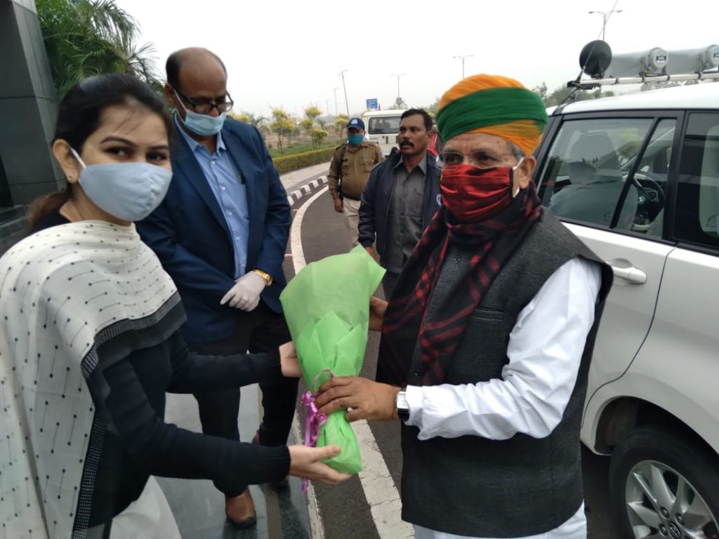 Arjun Ram Meghwal Visit